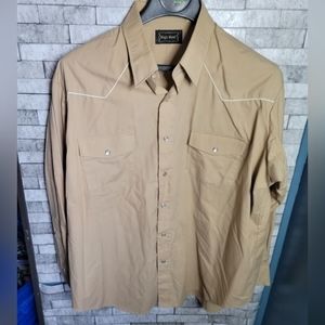 Vintage High Noon Western Shirt Pearl Snaps Size‎ 2XL